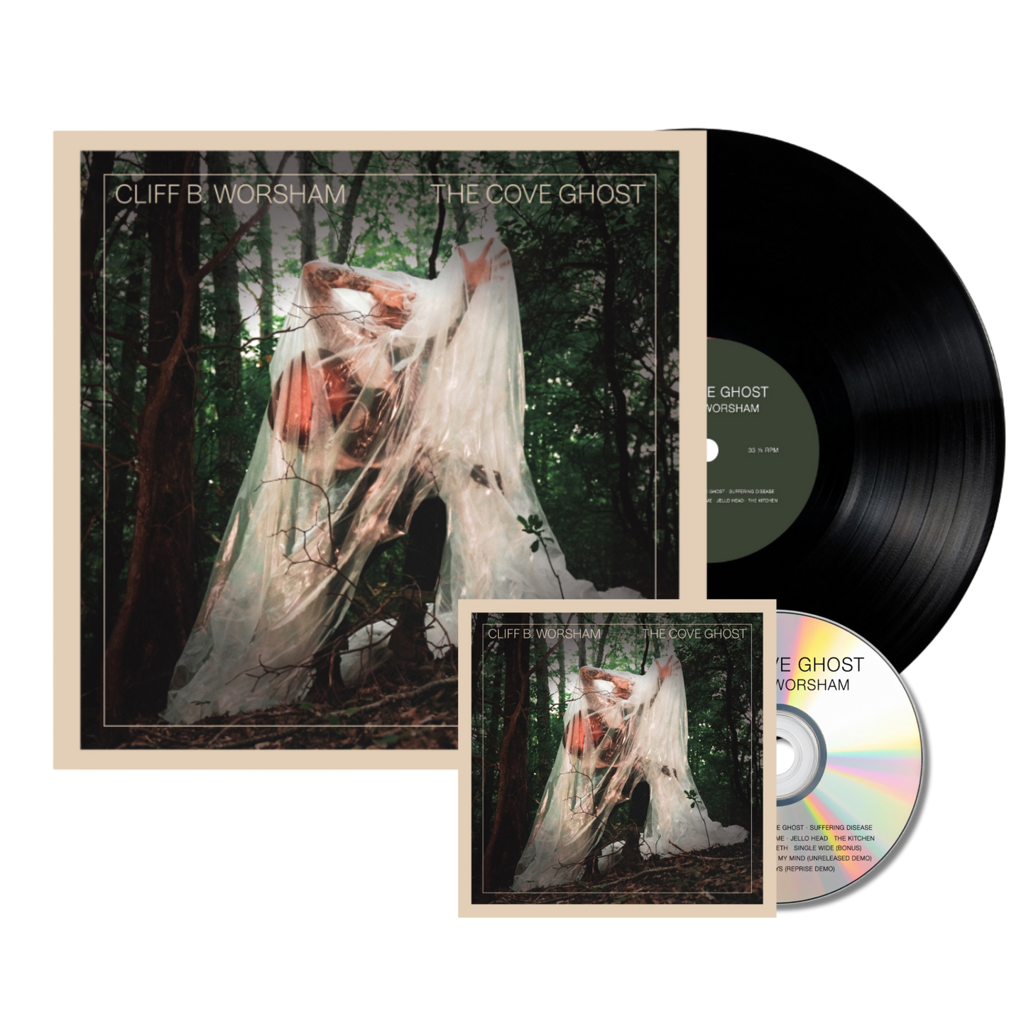 Cliff B. Worsham "The Cove Ghost (Exclusive)" Vinyl+CD (PRE-ORDER)